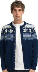 Ski T-shirt / Hoodie Dale of Norway Veafjord Mens Jacket Navy/Blue Shadow/Cream M Jacket - 1