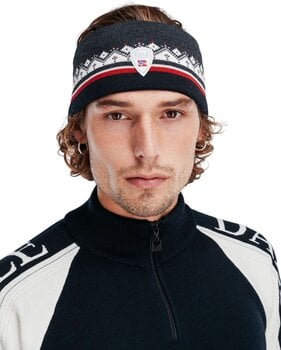 Fascia per capelli Dale of Norway Moritz Headband Darkcharcoal/Raspberry/Off White UNI Fascia per capelli - 2