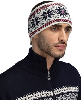 Banda deportiva Dale of Norway Garmisch Headband Off White/Navy/Raspberry UNI Banda deportiva - 2