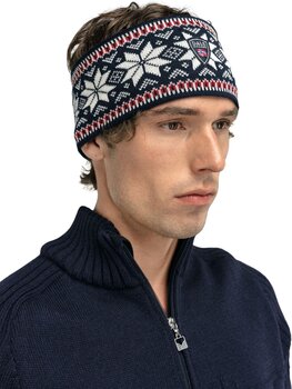 Bandă pentru cap Dale of Norway Garmisch Headband Navy/Off White/Raspberry UNI Bandă pentru cap - 2