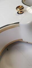 Semi-Acoustic Guitar Sire Larry Carlton H7 White Semi-Acoustic Guitar (Damaged) - 3