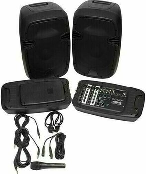 Přenosný ozvučovací PA systém  Denver DJ-200 - 3