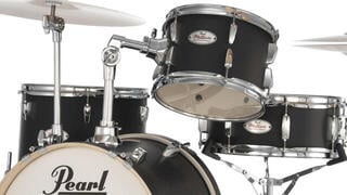 Akustická bicí sada Pearl Midtown MT564/C-D752 Matte Black Akustická bicí sada - 1