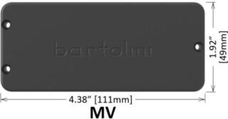 Baskytarový snímač Bartolini 5-String 2J Squared MusicMan MV Black Baskytarový snímač - 2