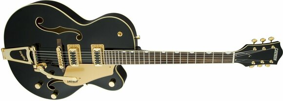 Halbresonanz-Gitarre Gretsch G5420TG Electromatic Hollow Body Black w Gold Hardware - 4