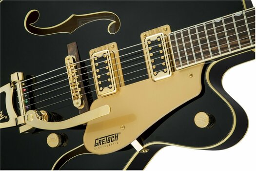 Halvakustisk gitarr Gretsch G5420TG Electromatic Hollow Body Black w Gold Hardware - 7