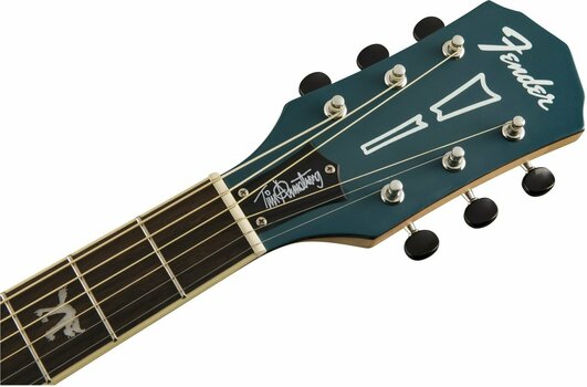 Electro-acoustic guitar Fender Tim Armstrong Hellcat FSR Sapphire Blue - 6