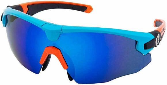 Cycling Glasses HQBC Qert Plus 3in1 Blue/Blue/Orange/Clear Cycling Glasses - 2