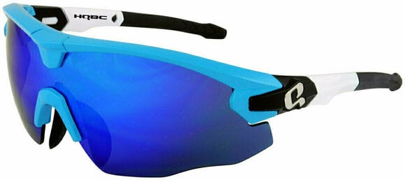 Kerékpáros szemüveg HQBC Qert Plus 3in1 Blue/Blue/Orange/Clear Kerékpáros szemüveg - 3