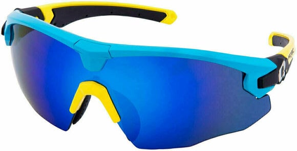 Cycling Glasses HQBC Qert Plus 3in1 Blue/Blue/Orange/Clear Cycling Glasses - 4
