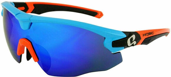 Fietsbril HQBC Qert Plus 3in1 Blue/Blue/Orange/Clear Fietsbril - 5