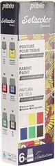 Textilfarbe Pébéo Setacolor Farben für Textilien 6x20 ml - 2
