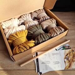 юта Bobbiny Jumbo Creative Set 9 mm 6 x 10 m Earthy юта - 3