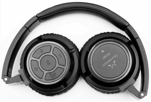 Vezeték nélküli fejhallgatók On-ear SoundMAGIC P22BT Black - 3