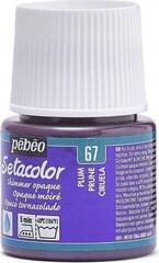 Barva za tekstil Pébéo Setacolor Barva za tkanine 67 Plum 45 ml 1 kos - 2