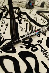 Felt-Tip Pen Pébéo 4Artist Marker 2 mm Black 1 pc - 6