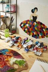 Tempera ad olio Pébéo 69.1910 Set di colori ad olio 10 x 20 ml - 3