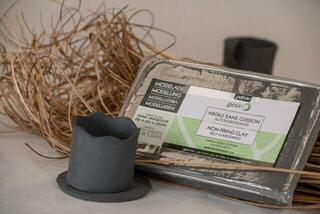 Self-Drying Clay Pébéo 69.8423 Self-Drying Clay Black 1,5 kg - 2