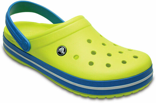 Crocs Crocband Clog Tennis Ball Green/Ocean 39-40 - Muziker