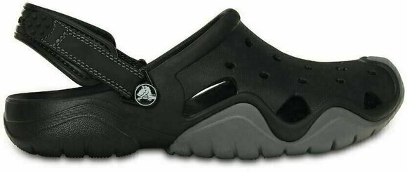 Pantofi de Navigatie Crocs Swiftwater Clog Men Black/Charcoal 45-46 - 2