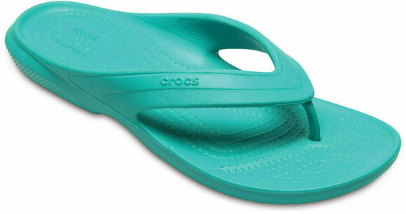 tropical teal crocs