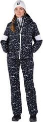 Lyžařská bunda Rossignol Wispile Womens Puffy Printed Black - 3