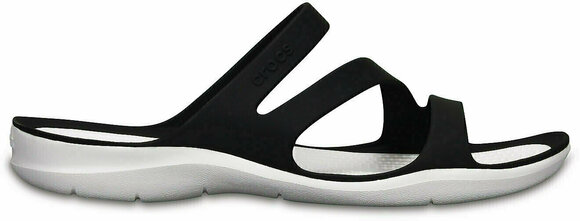 Womens Sailing Shoes Crocs Women's Swiftwater Sandal Black/White 34-35 - 2