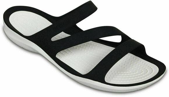 Buty żeglarskie damskie Crocs Women's Swiftwater Sandal Black/White 36-37 - 2