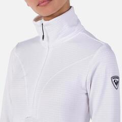 Ski T-shirt / Hoodie Rossignol Blackside Womens Half Zip Fleece Top White M Hoodie - 4