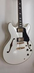 Semi-Acoustic Guitar Sire Larry Carlton H7 White Semi-Acoustic Guitar (Pre-owned) - 1
