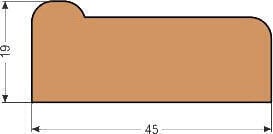 Bar Kodrefa 45193100 Bar 100 cm 24 pcs - 2