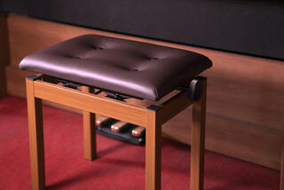 Wooden piano stool Korg PC-400-PB Wooden piano stool Poetic Brown - 1