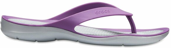 Дамски обувки Crocs Women's Swiftwater Flip Amethyst/Light Grey 41-42 - 2