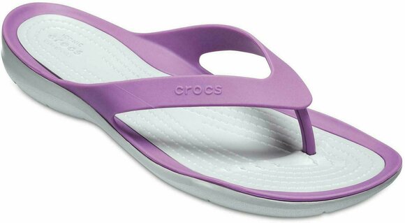 Дамски обувки Crocs Women's Swiftwater Flip Amethyst/Light Grey 41-42 - 3