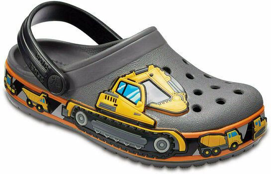 Детски обувки Crocs Crocband Fun Lab Graphic Clog Kids Slate Grey 24-25 - 2