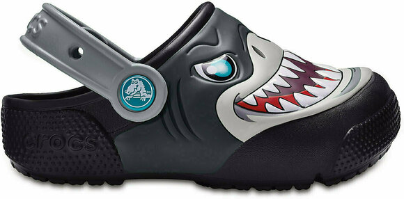 Zapatos para barco de niños Crocs Fun Lab Lights Clog Kids Black 28-29 - 2