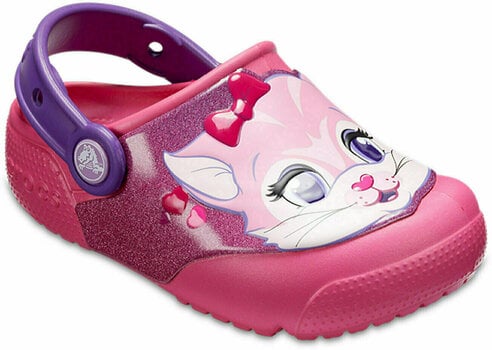 Chaussures de bateau enfant Crocs Fun Lab Lights Clog Kids Paradise Pink 22-23 - 3