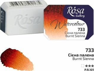 Akvarelová barva Rosa 343733 Akvarelová barva 733 Burnt Sienna 2,5 ml 1 ks - 1