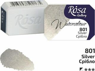 Akvarelová barva Rosa 343801 Akvarelová barva 801 Silver 2,5 ml 1 ks - 1