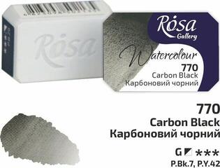 Akvarel boja Rosa 343770 Vodene boje 770 Carbon Black 2,5 ml 1 kom - 1
