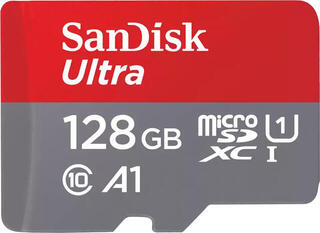 Memory Card SanDisk Ultra microSDXC 128 GB + SD Micro SDXC 128 GB Memory Card - 1