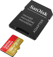 Memory Card SanDisk Extreme microSDXC 128 GB + SD Micro SDXC 128 GB Memory Card - 1