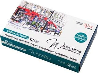 Aquarellfarbe Rosa 3403412 Set Aquarellfarben Urban Sketching 12 x 2,5 ml - 2