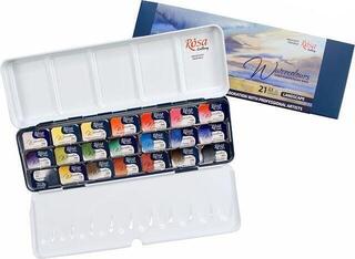 Akvarel maling Rosa 3403121 Sæt med akvarel maling Landscape 21 x 2,5 ml - 2