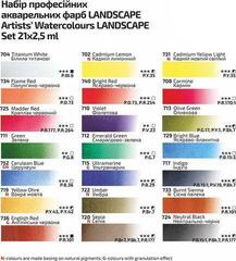 Akvarel maling Rosa 3403121 Sæt med akvarel maling Landscape 21 x 2,5 ml - 4