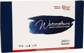 Peintures aquarelles Rosa 340124 Ensemble de peintures à l'aquarelle 24 x 2,5 ml - 1