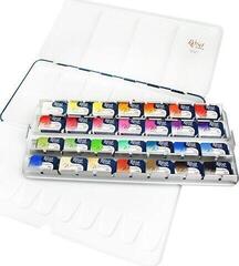 Peintures aquarelles Rosa 340328 Ensemble de peintures à l'aquarelle Botanical 28 x 2,5 ml - 2