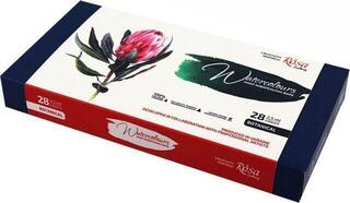 Peintures aquarelles Rosa 340328 Ensemble de peintures à l'aquarelle Botanical 28 x 2,5 ml - 3