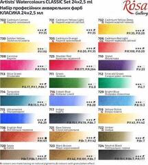 Akvarel boja Rosa 340301 Set akvarel boja 24 x 2,5 ml - 3