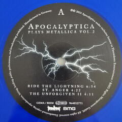 Disc de vinil Apocalyptica - Plays Metallica, Vol. 2 (Blue Coloured) (2 LP) - 2